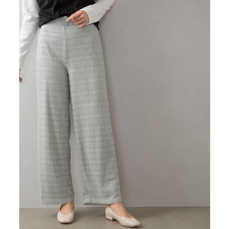 レースワイドパンツ[品番：SPRW0008540]｜SpRay（スプレイ）の