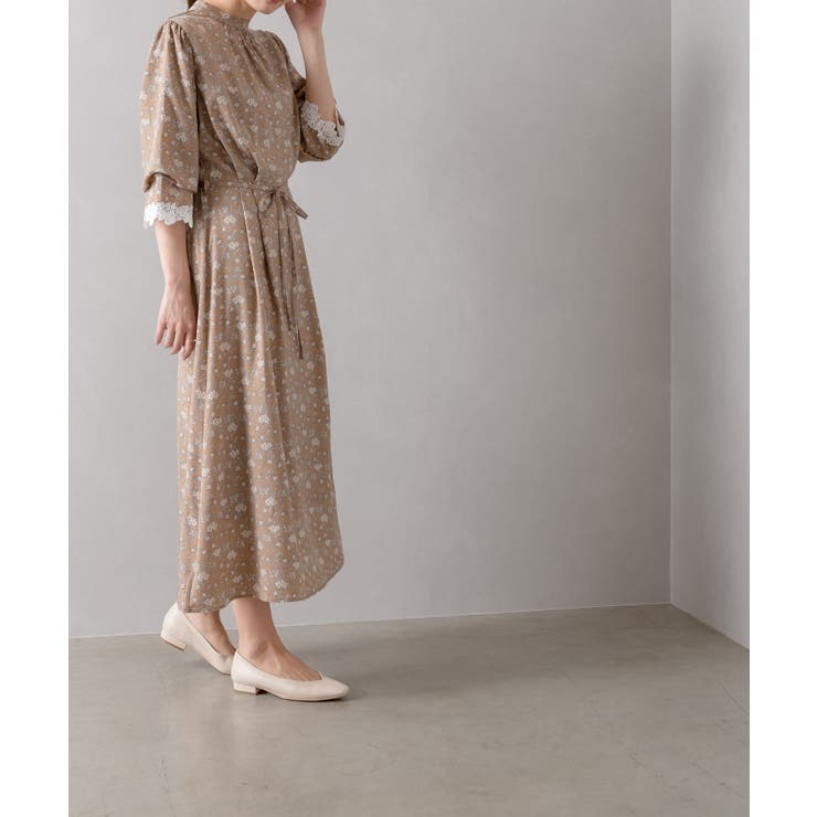 花柄6分袖プチハイネックワンピース 品番 Sprw Spray スプレイ のレディースファッション通販 Shoplist ショップリスト