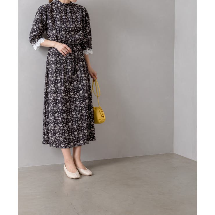 花柄6分袖プチハイネックワンピース 品番 Sprw Spray スプレイ のレディースファッション通販 Shoplist ショップリスト