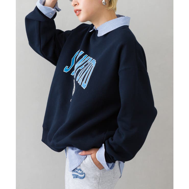 裏起毛カレッジ スウェット[品番：SPRW0008877]｜SpRay（スプレイ