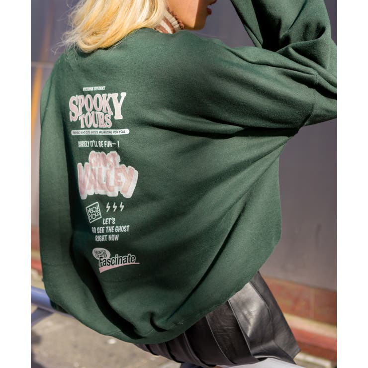 オバケロゴ裏起毛スウェット[品番：SPRW0008943]｜SpRay（スプレイ
