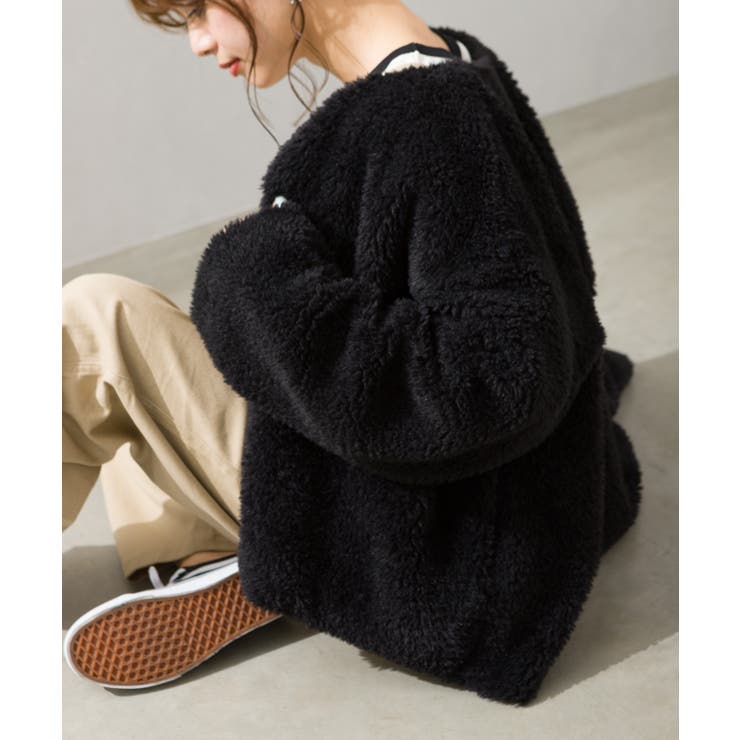 ボアノーカラージャケット[品番：SPRW0008764]｜SpRay（スプレイ）の