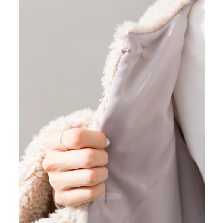 ボアノーカラージャケット[品番：SPRW0008764]｜SpRay（スプレイ）の