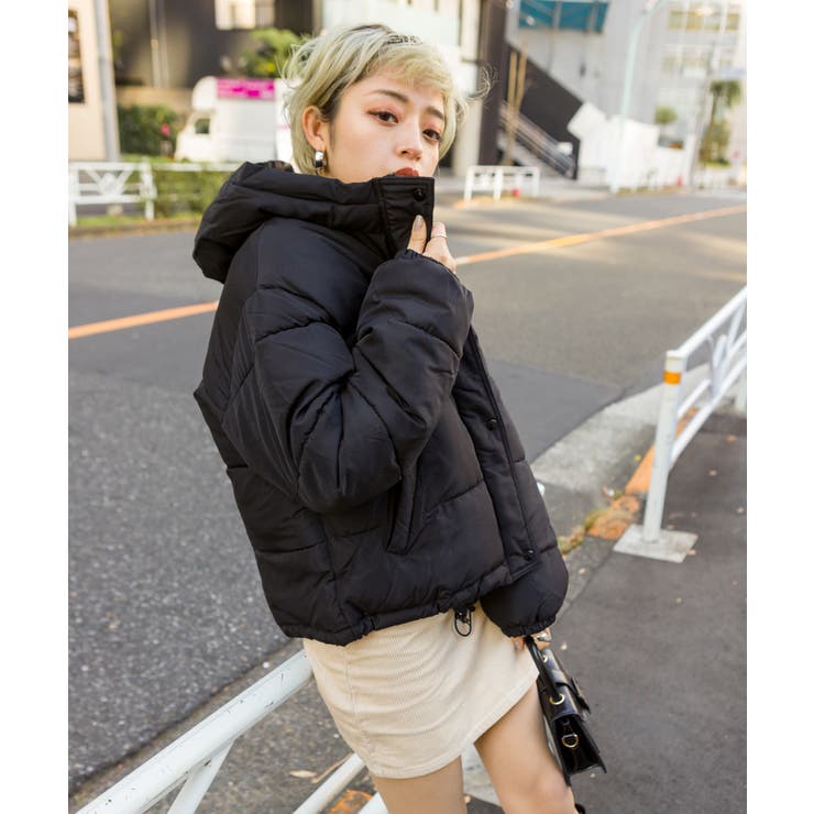 フードフェイクダウン[品番：SPRW0008865]｜SpRay（スプレイ）の