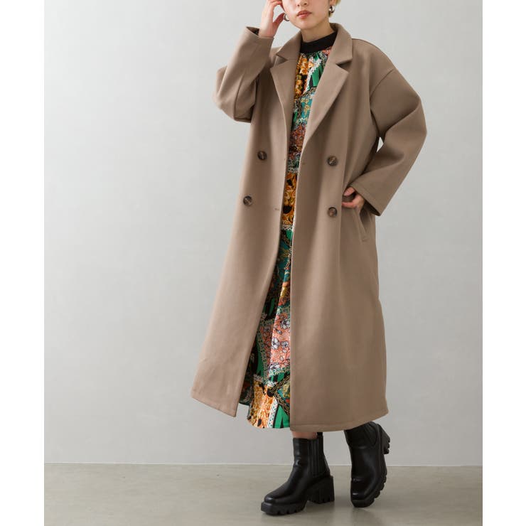 エコウールWロングコート[品番：SPRW0008893]｜SpRay（スプレイ）の