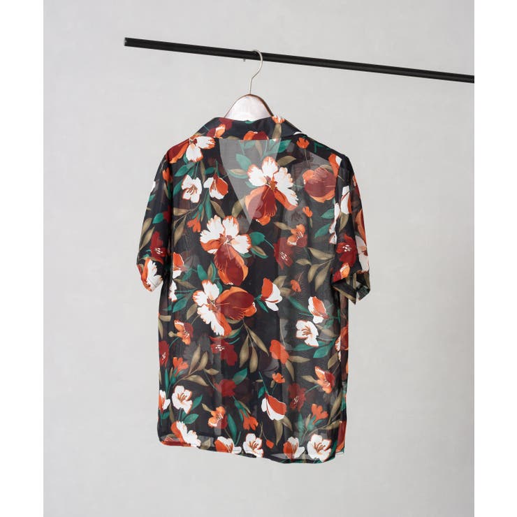 【オープニングセール】 花柄オープンカラーシャツ[品番：SPRW0009220]｜SpRay（スプレイ メンズウェア