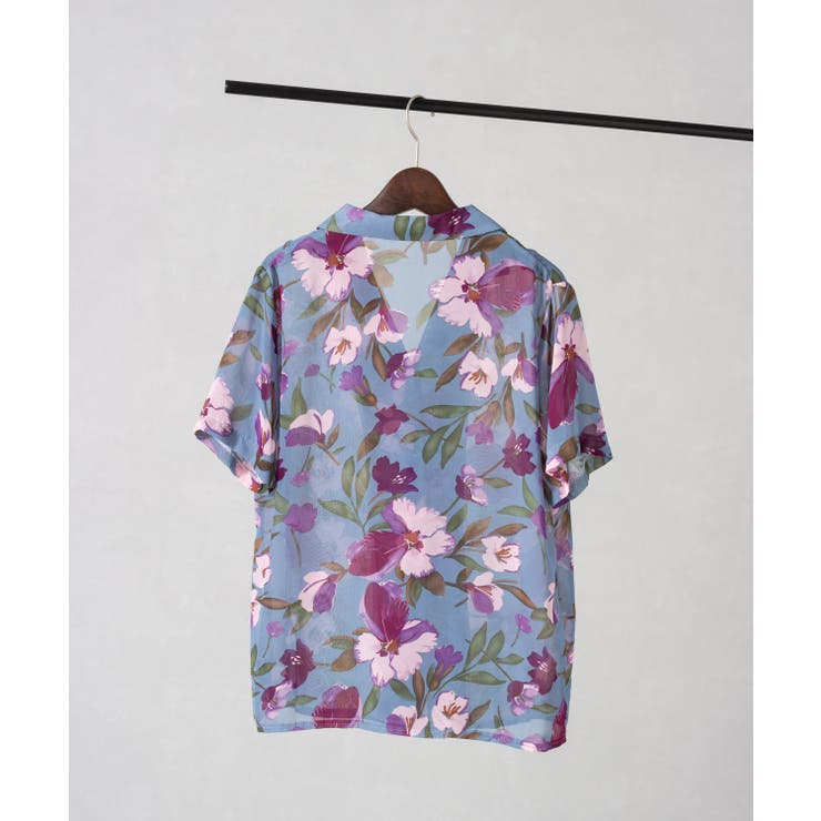 花柄オープンカラーシャツ[品番：SPRW0009220]｜SpRay（スプレイ