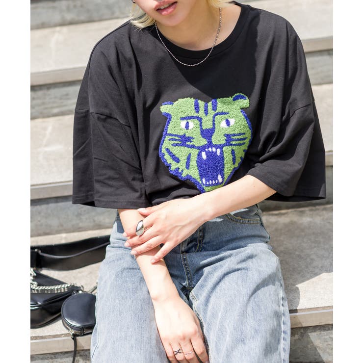 トラさがらＢＩＧＴシャツ[品番：SPRW0009123]｜SpRay（スプレイ）のレディースファッション通販｜SHOPLIST（ショップリスト）