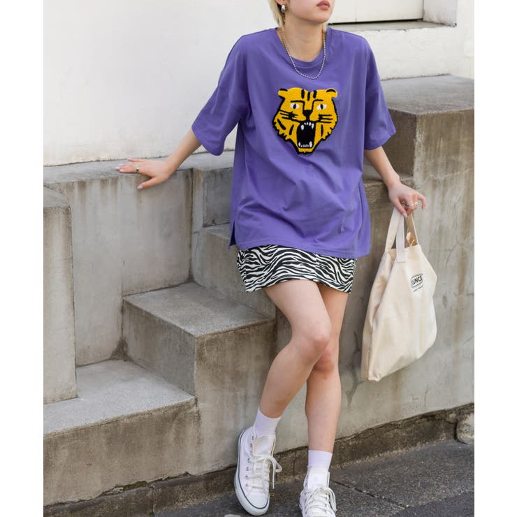 トラさがらＢＩＧＴシャツ[品番：SPRW0009123]｜SpRay（スプレイ）のレディースファッション通販｜SHOPLIST（ショップリスト）