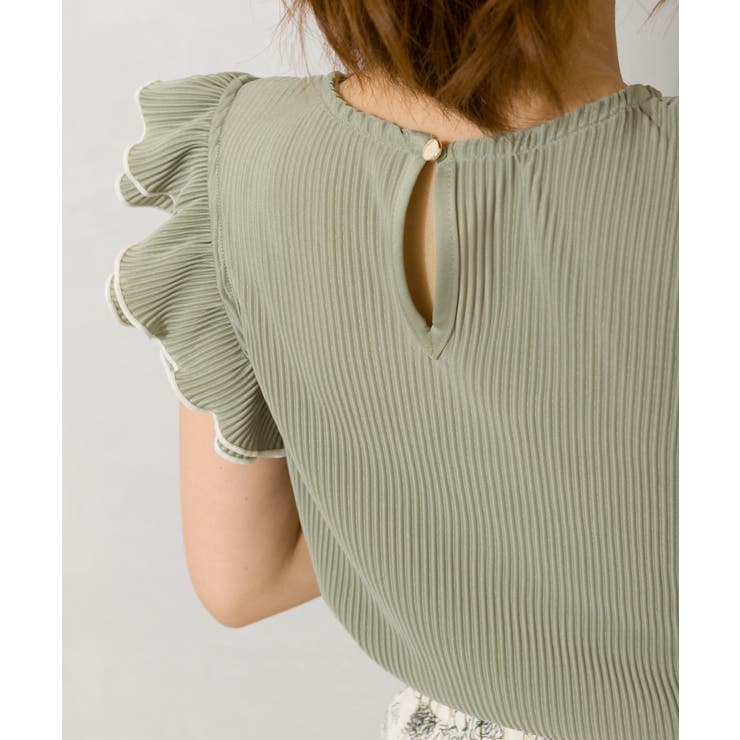 カットプリーツ袖フリルノースリーブ | SpRay | 詳細画像11 