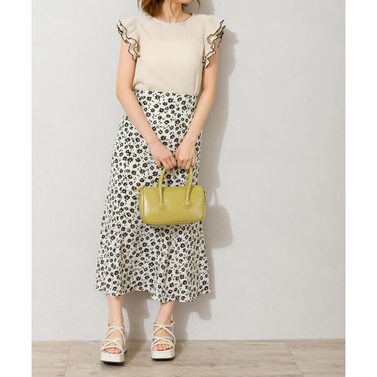 カットプリーツ袖フリルノースリーブ | SpRay | 詳細画像4 