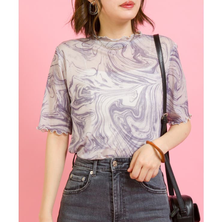 美品✨SAVE THE QUEEN カットソー パワーネット　総柄　イタリア A'GEM/9 × .kom『SUPPLIER/サプライヤー』QUEEN TEE/女王 T