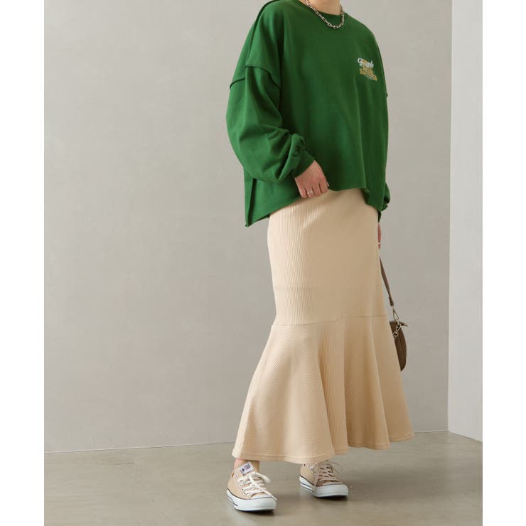 テレコマーメイドロングスカート | SpRay | 詳細画像12 