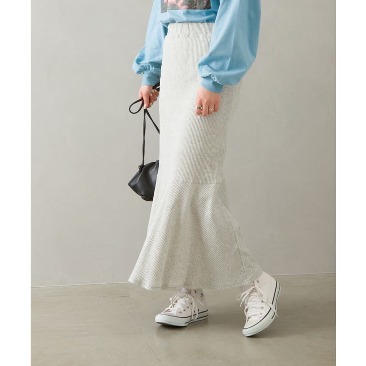 テレコマーメイドロングスカート | SpRay | 詳細画像2 