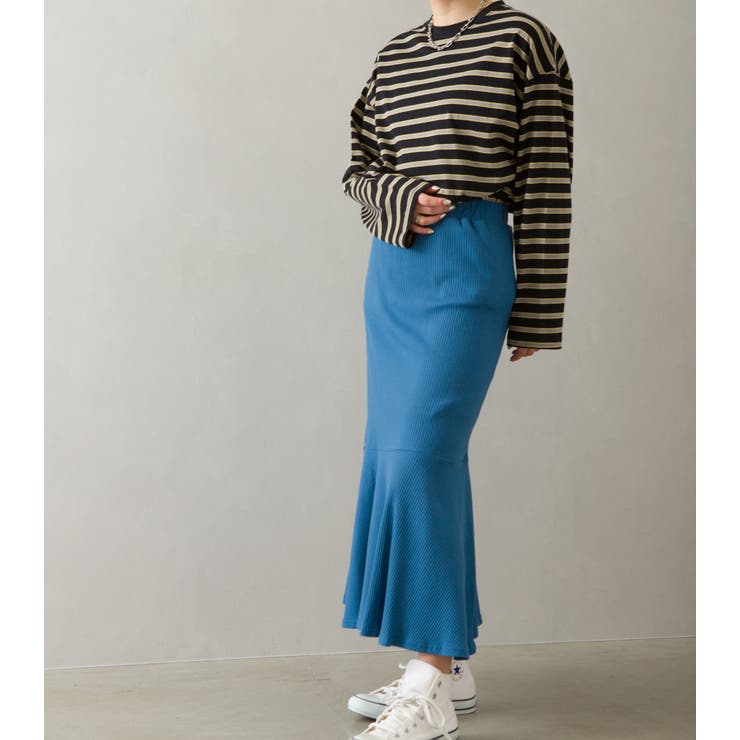 テレコマーメイドロングスカート | SpRay | 詳細画像21 