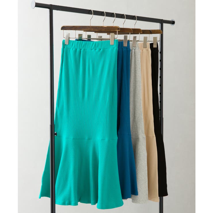 テレコマーメイドロングスカート | SpRay | 詳細画像23 