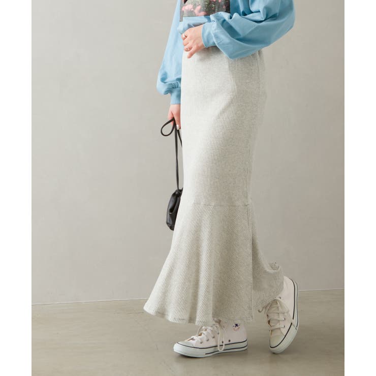 テレコマーメイドロングスカート | SpRay | 詳細画像5 