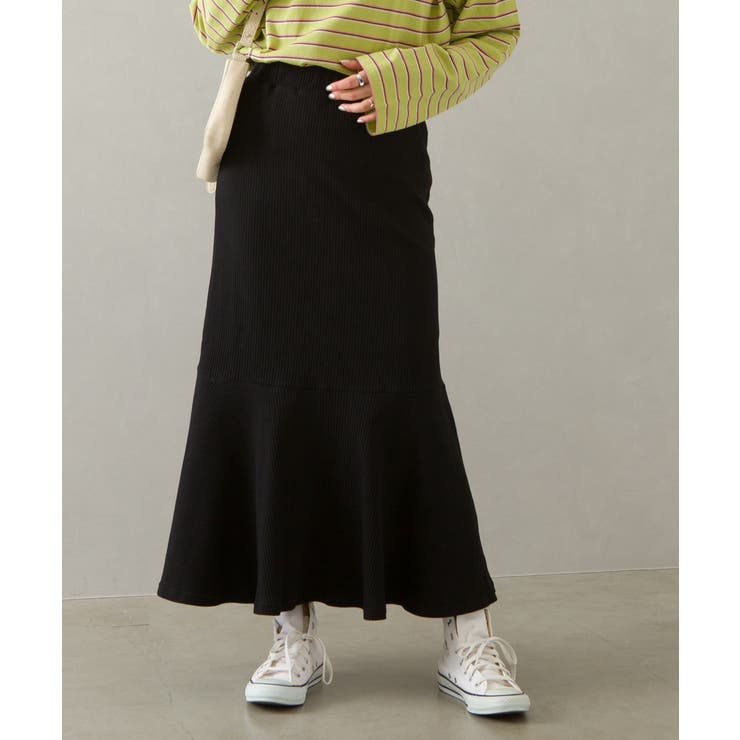 テレコマーメイドロングスカート | SpRay | 詳細画像9 