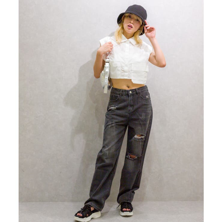 ブロークンデニムストレート | SpRay | 詳細画像14 