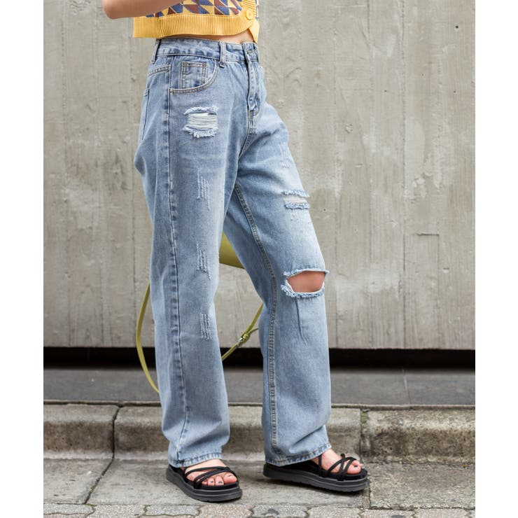 ブロークンデニムストレート | SpRay | 詳細画像4 