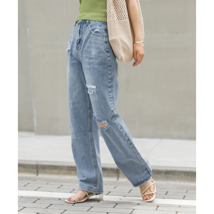 ブロークンデニムストレート | SpRay | 詳細画像9 