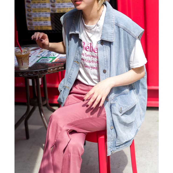 searoomlynn MULTIポケットデニムベスト マルチポケットデニム ベスト / Multi-Pocket Denim Vest