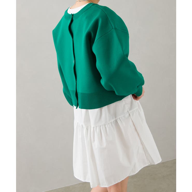 【sandro】関税込★グリーン リネン ミニワンピース ティアード ティアードミニワンピース[品番：SPRW0008974]｜SpRay（スプレイ