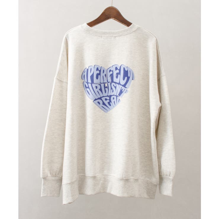 N°21 新品タグ付 ラインストーンハート　ロゴプリントスウェット N°21 新品タグ付 ラインストーンハートロゴプリントスウェット