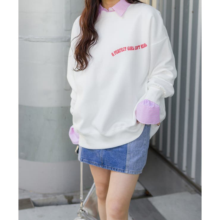 裏起毛ハートロゴスウェット[品番：SPRW0009558]｜SpRay（スプレイ）の