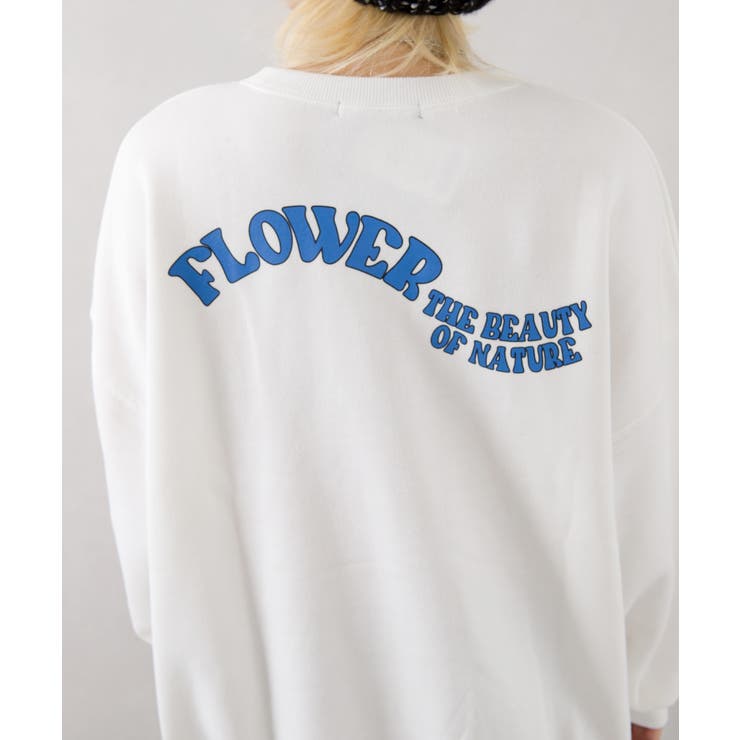 裏起毛 FLOWER スウェット[品番：SPRW0009454]｜SpRay（スプレイ