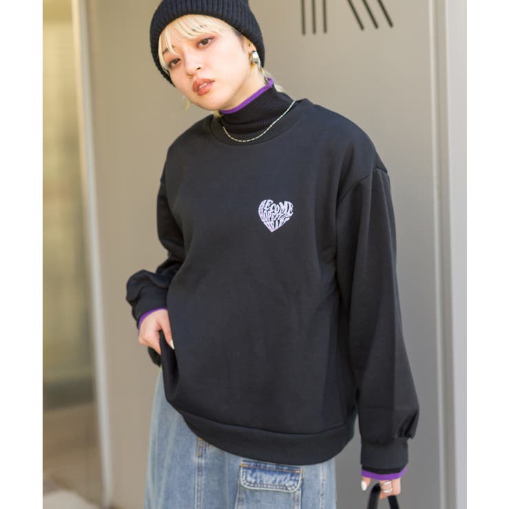 裏起毛ハートロゴスウェット[品番：SPRW0009500]｜SpRay（スプレイ）の