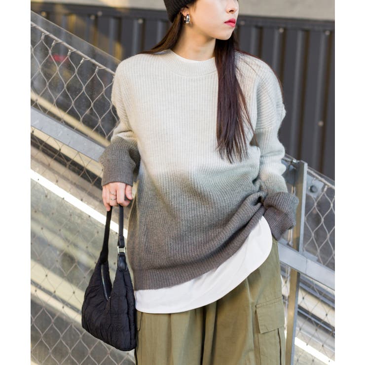 グラデーションニット[品番：SPRW0009498]｜SpRay（スプレイ）の