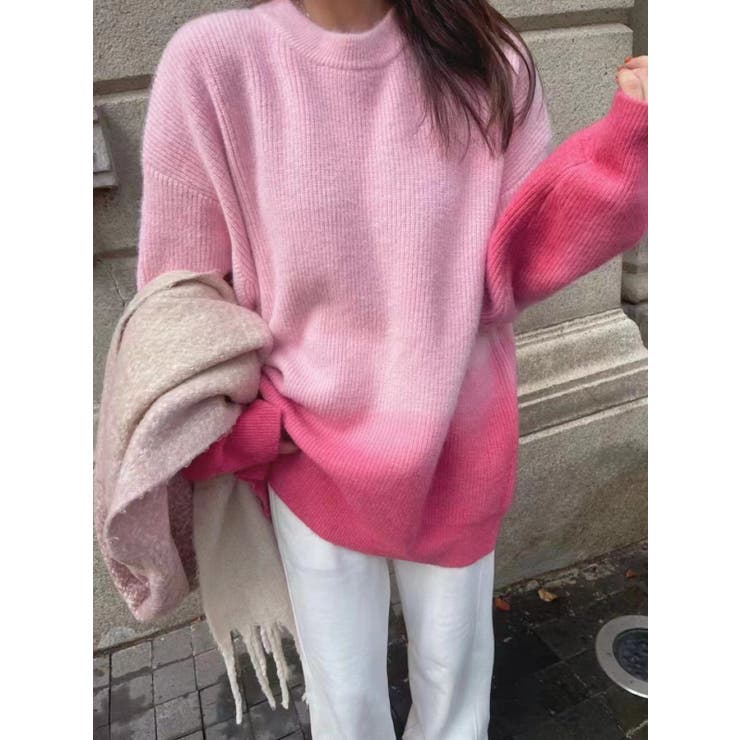 グラデーションニット[品番：SPRW0009498]｜SpRay（スプレイ）の