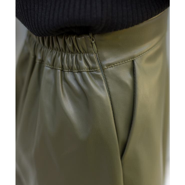 エコレザーロングスカート | SpRay | 詳細画像5 