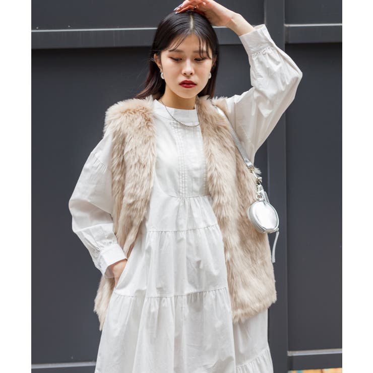 エコファーベスト[品番：SPRW0009318]｜SpRay（スプレイ）のレディース