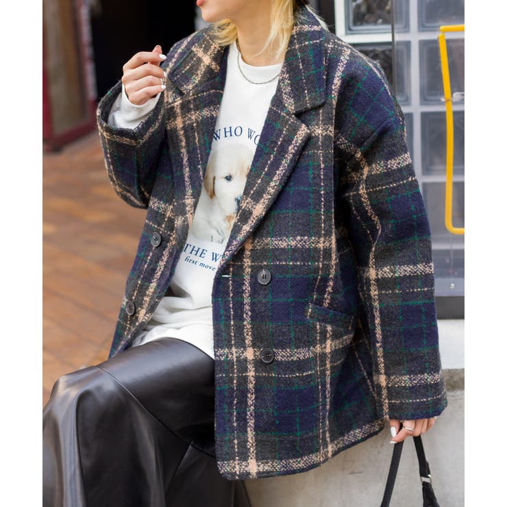 裏キルトエコウールチェックジャケット[品番：SPRW0009458]｜SpRay