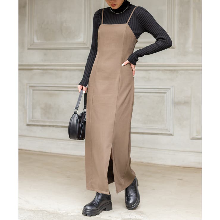 サイドスリットキャミワンピース[品番：SPRW0009499]｜SpRay（スプレイ