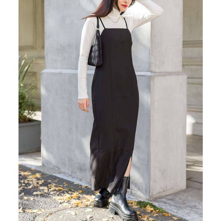 サイドスリットキャミワンピース[品番：SPRW0009499]｜SpRay（スプレイ