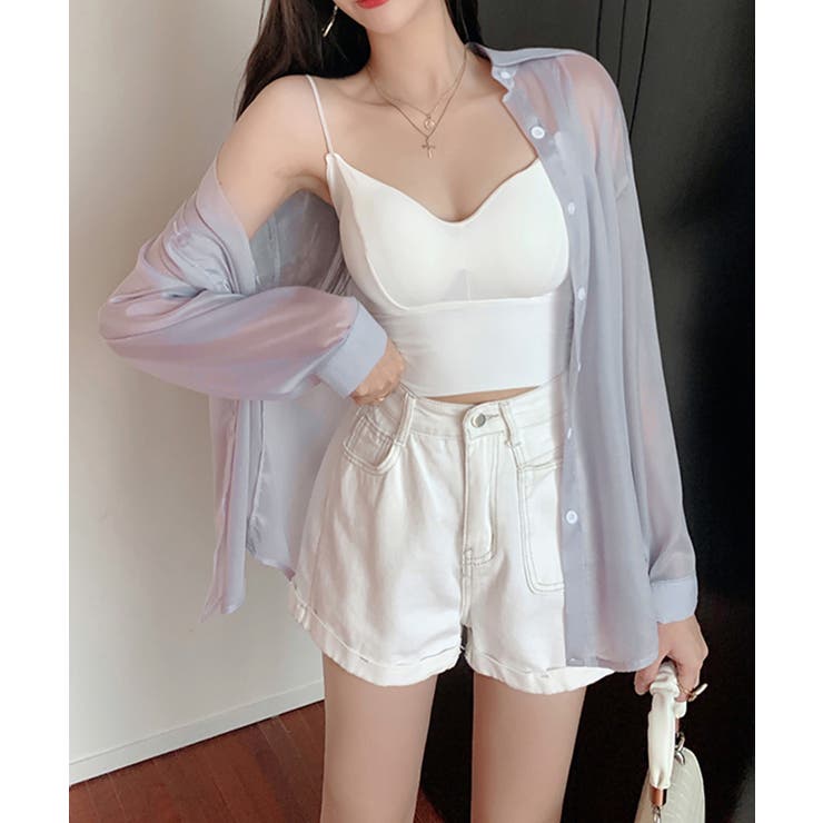 糧*♪様 完売　フリルヨークシアー Shirt 完売 フリルヨークシアー Shirt