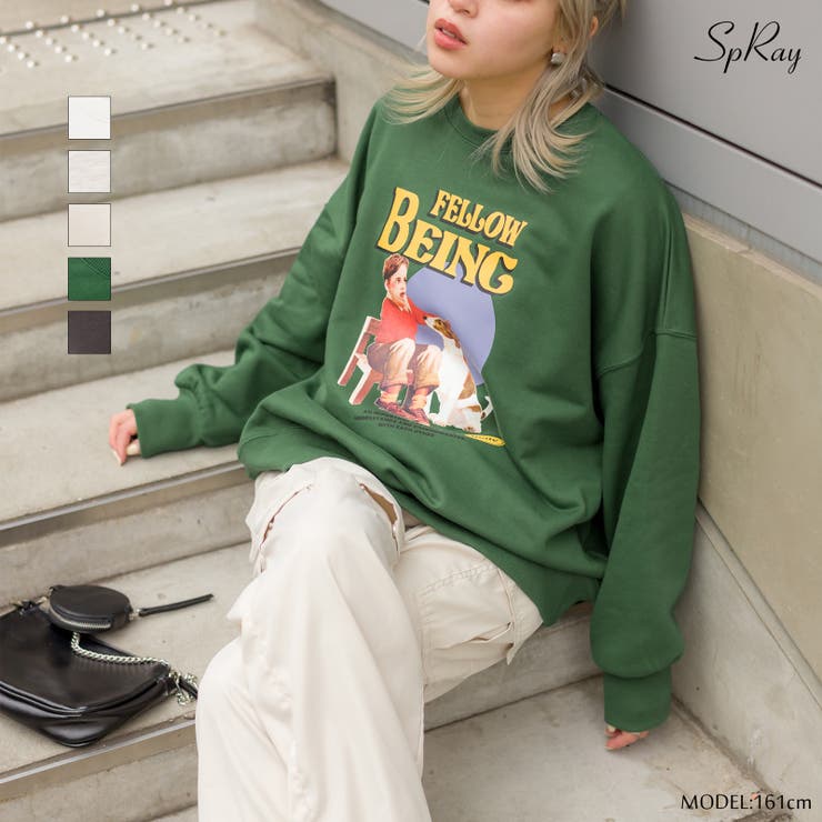 レトロBOYprスウェット[品番：SPRW0009563]｜SpRay（スプレイ