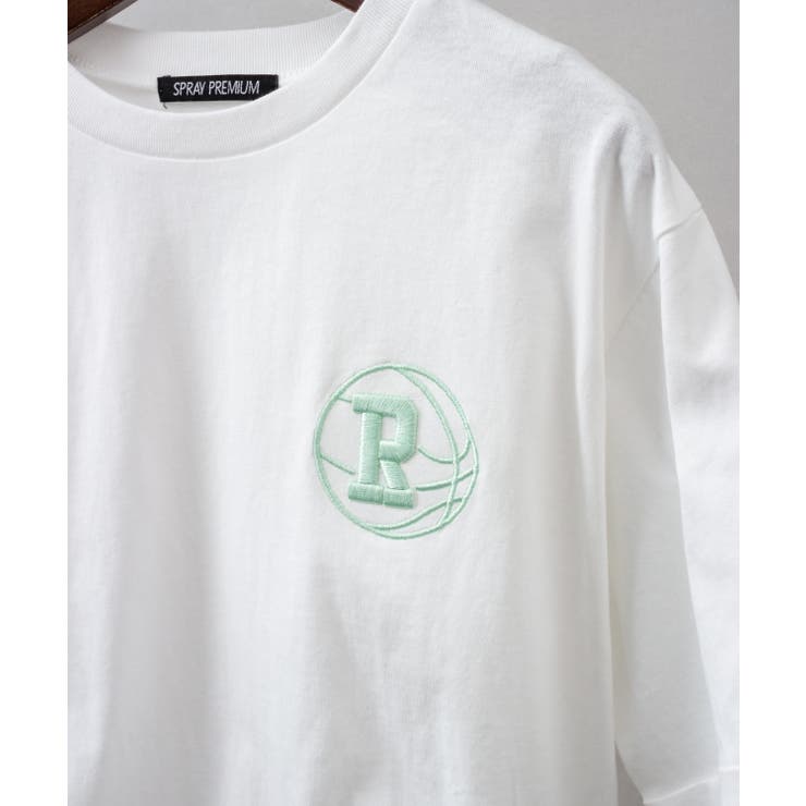 バスケロゴ刺繍クロップドTシャツ | SpRay | 詳細画像11 