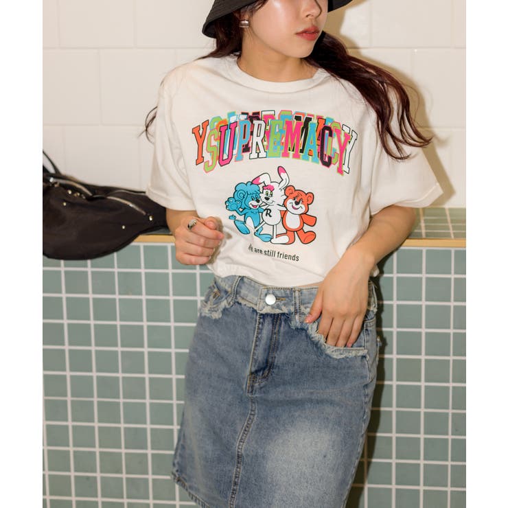 アニマルクロップドTシャツ | SpRay | 詳細画像4 