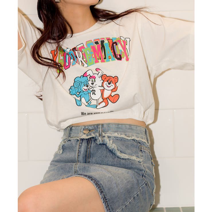 アニマルクロップドTシャツ | SpRay | 詳細画像8 