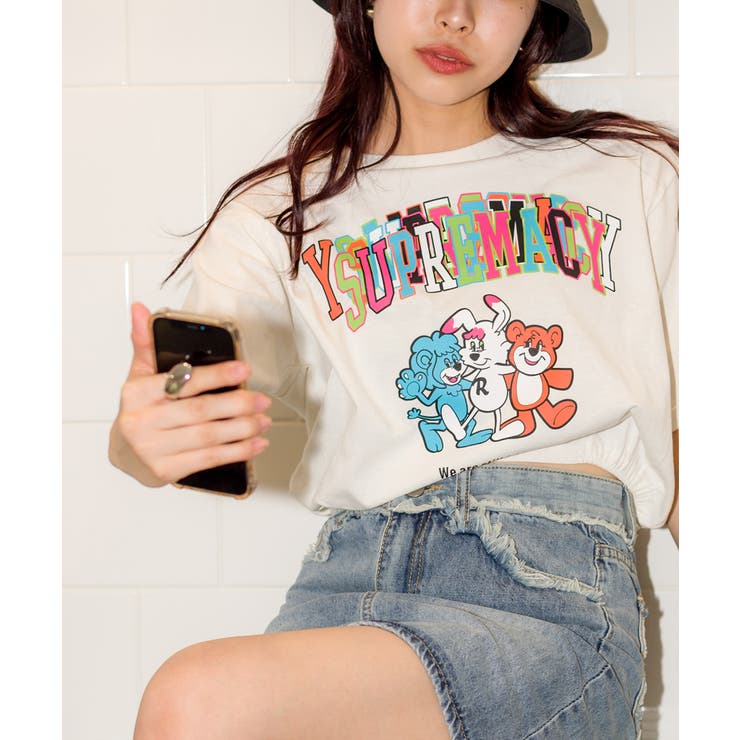 アニマルクロップドTシャツ | SpRay | 詳細画像9 