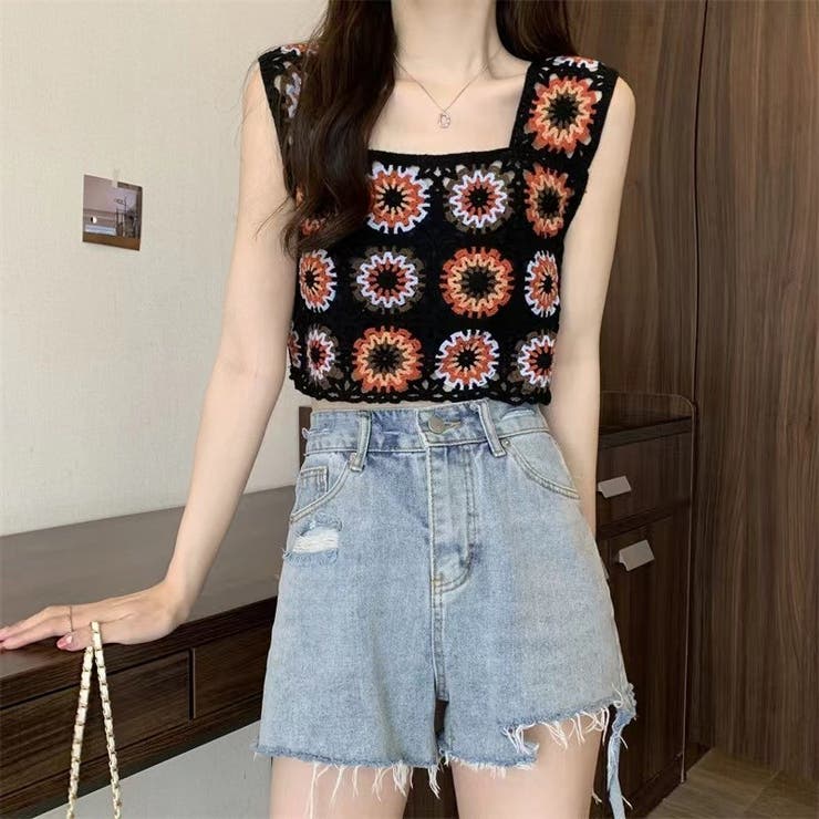 花柄コットンビスチェ ノースリーブ 楽天市場】ビスチェ（柄刺繍）（トップス｜レディースファッション）の通販