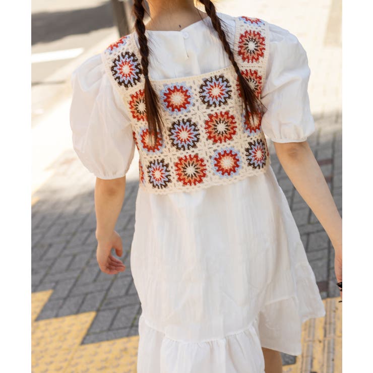 花クロシェビスチェ[品番：SPRW0009640]｜SpRay（スプレイ）の