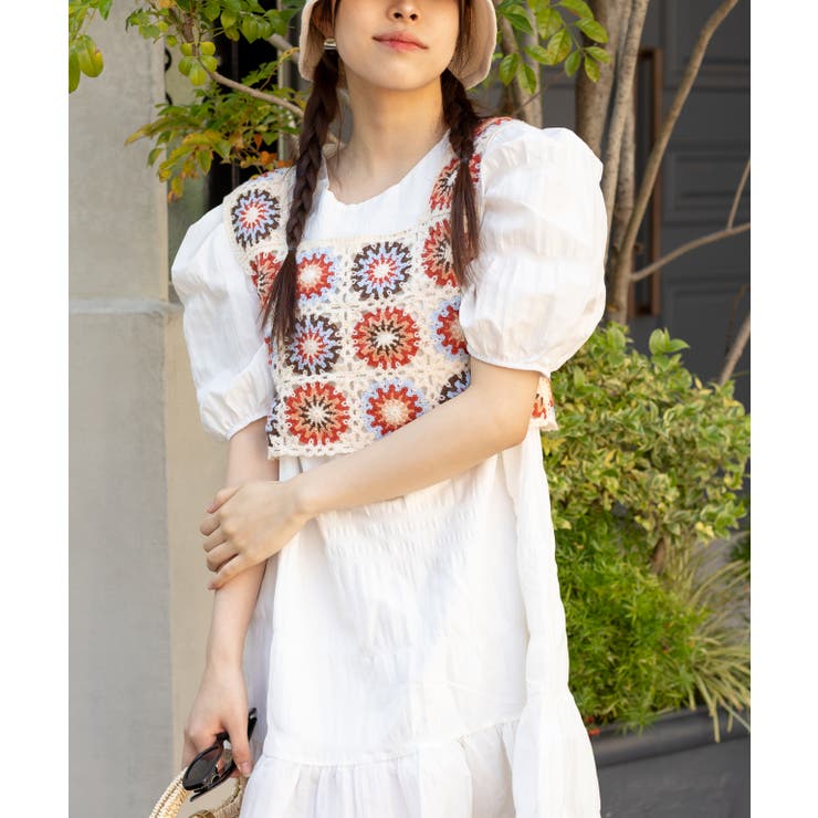 花クロシェビスチェ[品番：SPRW0009640]｜SpRay（スプレイ）の