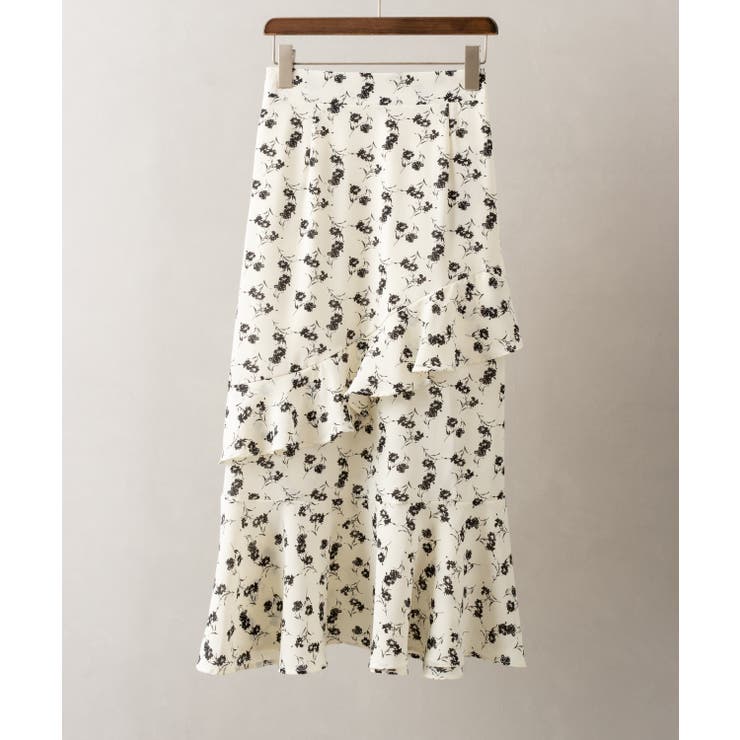 花柄フリルロングスカート | SpRay | 詳細画像10 