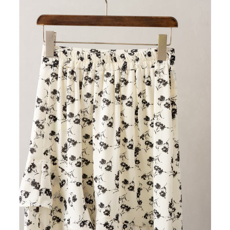 花柄フリルロングスカート | SpRay | 詳細画像12 