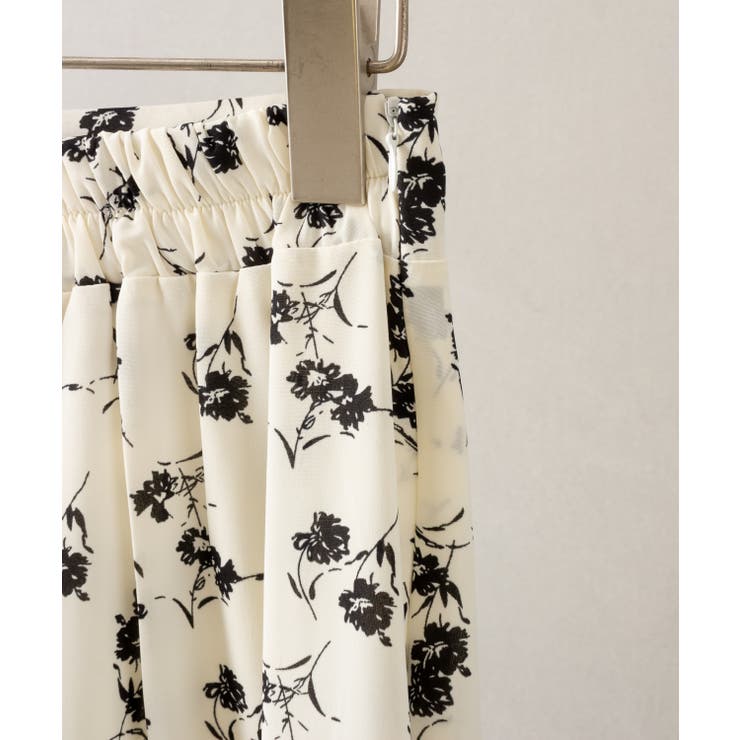 花柄フリルロングスカート | SpRay | 詳細画像13 